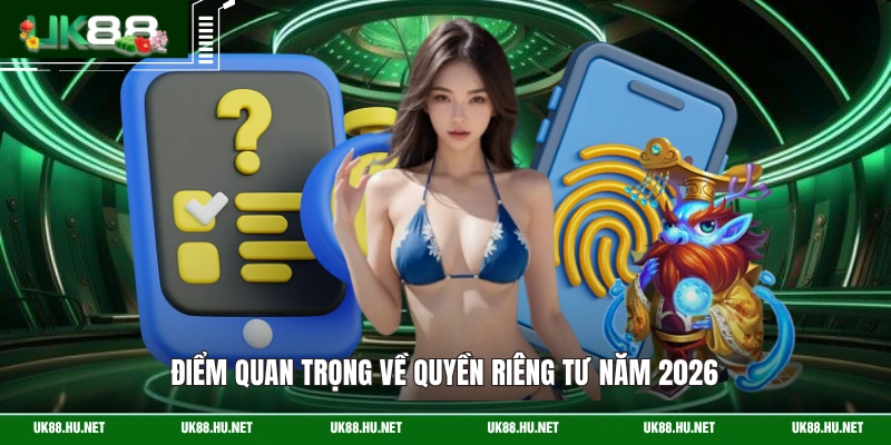 Điểm quan trọng về quyền riêng tư năm 2026